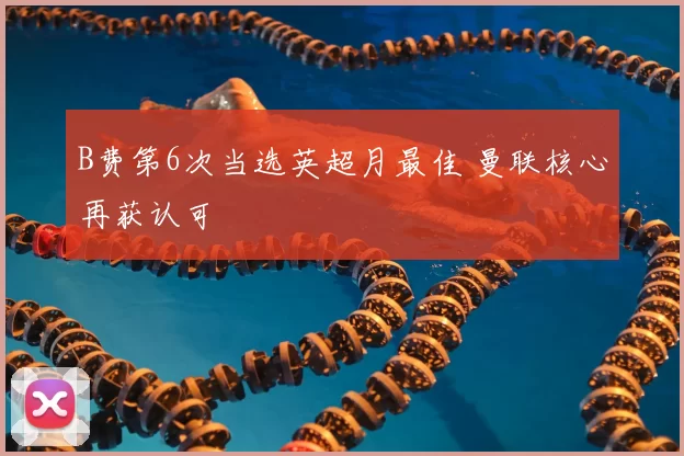 B费第6次当选英超月最佳 曼联核心再获认可