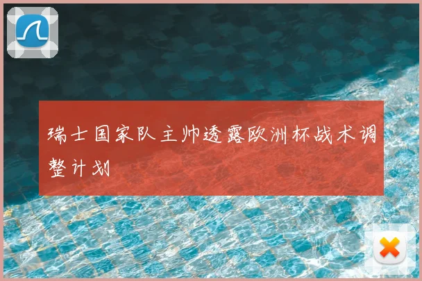 瑞士国家队主帅透露欧洲杯战术调整计划